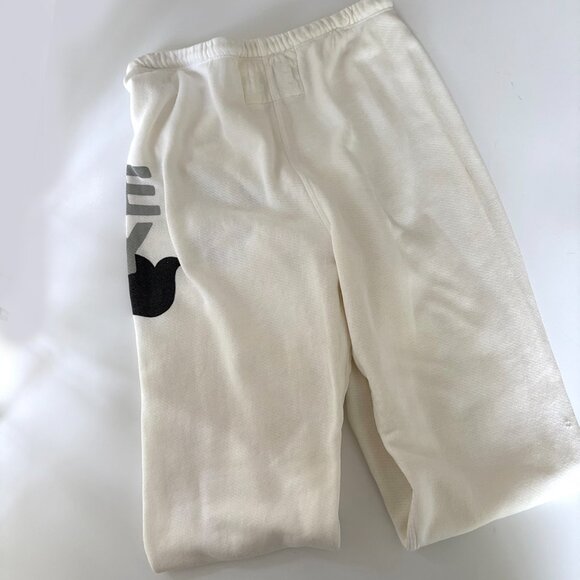 Freecity White French Lightweight Terry Joggers_Size S - Picture 8 of 10